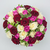 Colorful bouquet of roses