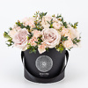 Black flower box Pastel