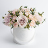 White flower box Pastel