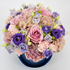 Blue flower box Antique - Image 2