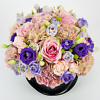 Black flower box Antique - Image 2
