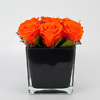 Preserved rose arrangement Black Orange - Image 4