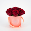 Preserved roses in a box