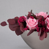 Preserved floral arrangement Red Populus