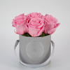 Preserved roses in a box