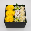 Flower box Top Sun. Flower delivery in Vilnius Beatričės Gėlių Namai