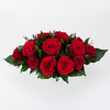 Preserved rose arrangement Red & Silver - Image 3
