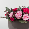 Arrangement with preserved roses. Flower delivery in Vilnius Beatričės Gėlių Namai