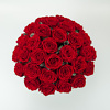 Preserved red roses in a white box - Image 2