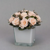 Preserved floral arrangement Vintage Pink