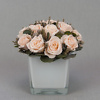Preserved floral arrangement Vintage Pink