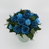 Arrangement with blue preserved roses - Image 2