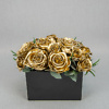 Preserved floral arrangement Gold & Black - Image 2