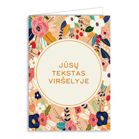 Personalizuotas sveikinimo atvirukas