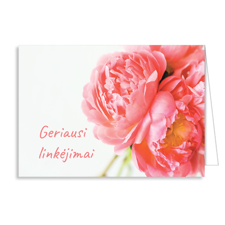 Atvirukas "Geriausi linkėjimai"