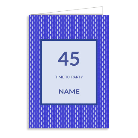 Time To Party Personalised Card