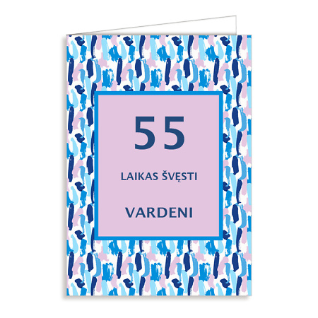 Atvirukas gimtadieniui "Laikas švęsti"