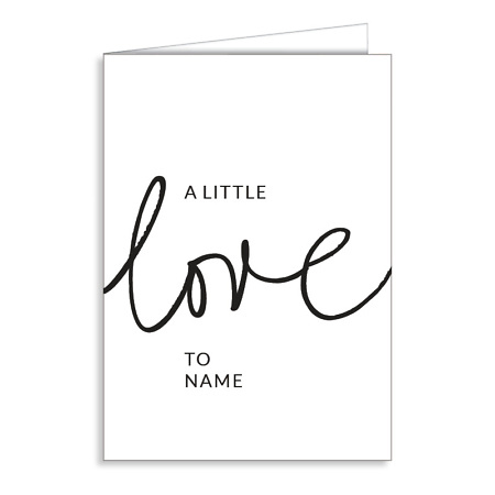 Atvirukas "A Little Love"