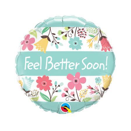 Фольгированный шар "Feel Better Soon!" (46 см)