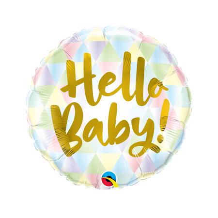 Hello Baby! Foil Helium Balloon