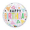 Birthday Triangles Bubble Balloon