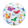 Skaidrus bubble balionas "Butterflies"