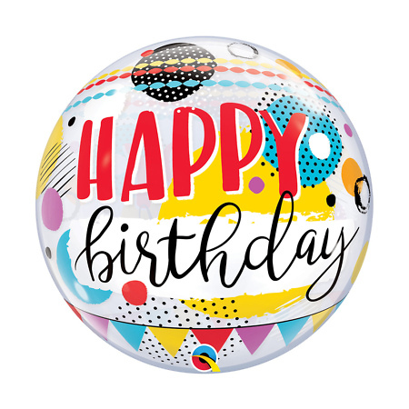 Circles & Dots Bubble Balloon