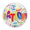 Skaidrus bubble balionas "Congratulations" - Image 2