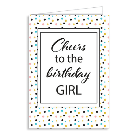 Открытка "Cheers To The Birthday Girl"
