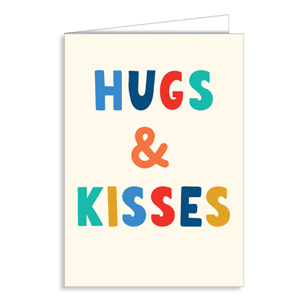 Открытка "Hugs and Kisses"