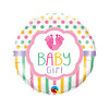 Baby Girl Foil Helium Balloon