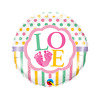 Baby Girl Foil Helium Balloon - Image 2