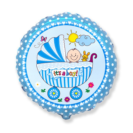 Its’a Boy Foil Helium Balloon