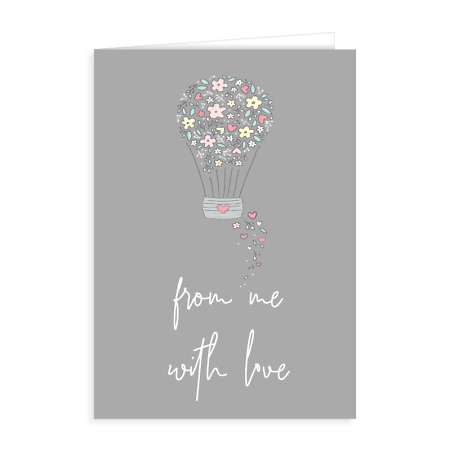 Atvirukas "from me with love"
