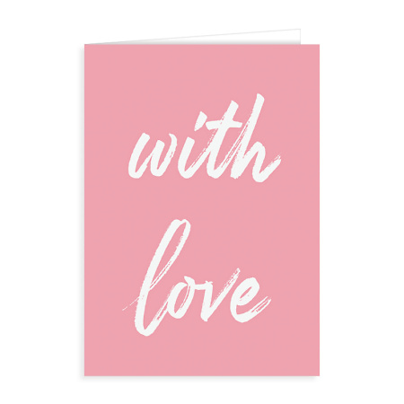 Atvirukas "with love"