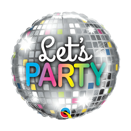 Фольгированный шар "Let's Party"