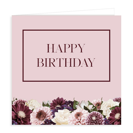 Открытка "Happy Birthday"