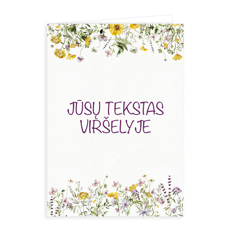 Personalizuotas sveikinimo atvirukas