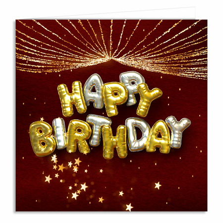 Atvirukas „Happy Birthday“