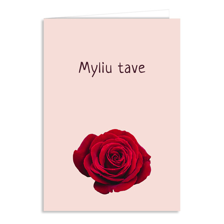 Atvirukas "Myliu tave"