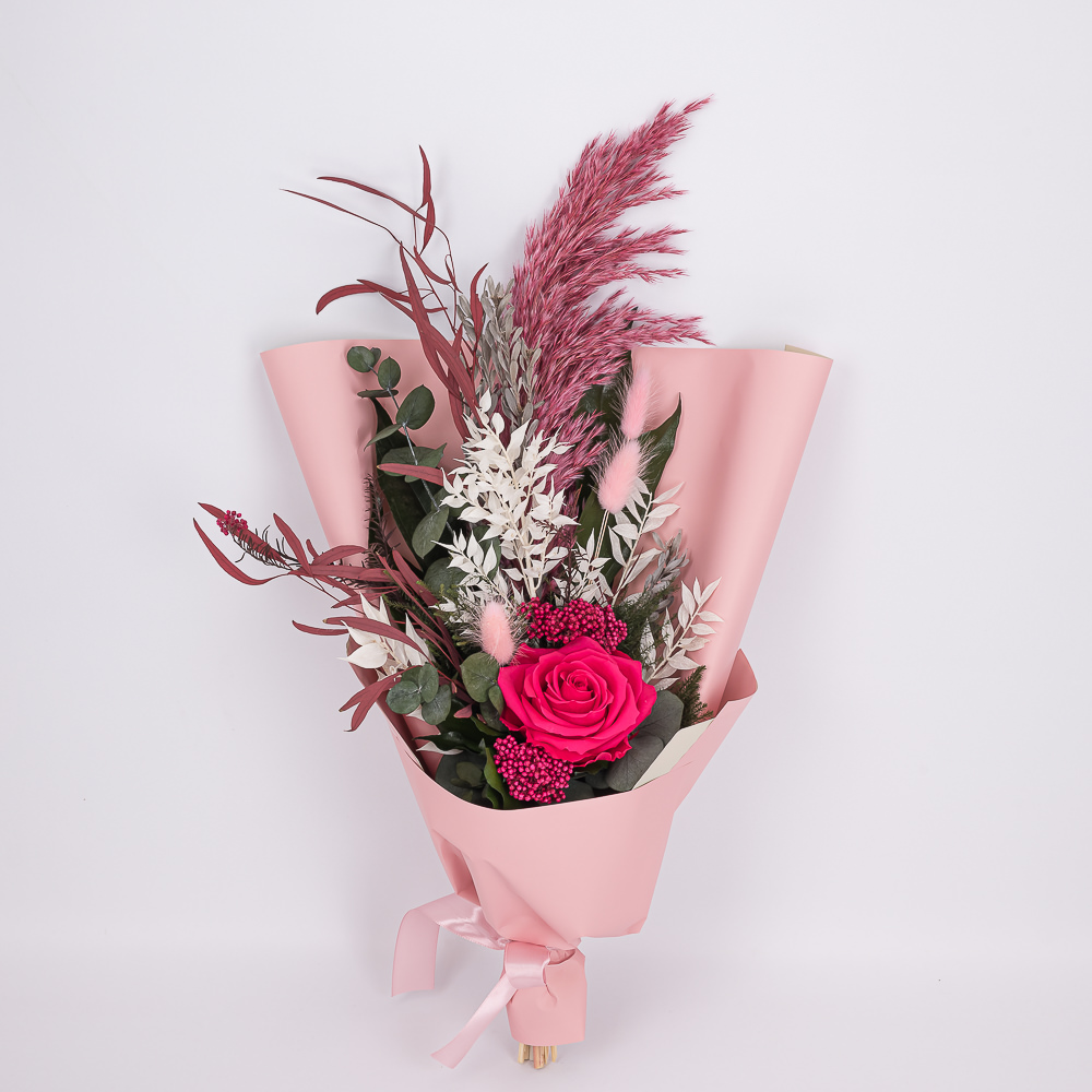 Bouquet Dark Pink Infinity