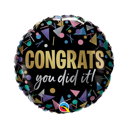 Congrats You Did It Foil Balloon