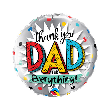 Thank You Dad For Everything Helium Balloon